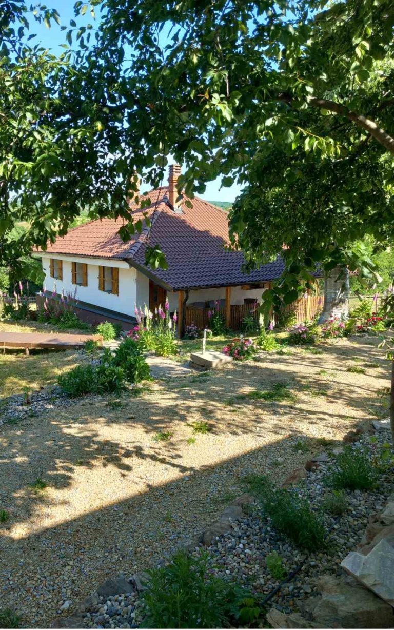 prilaz staroj srpskoj kući zemička